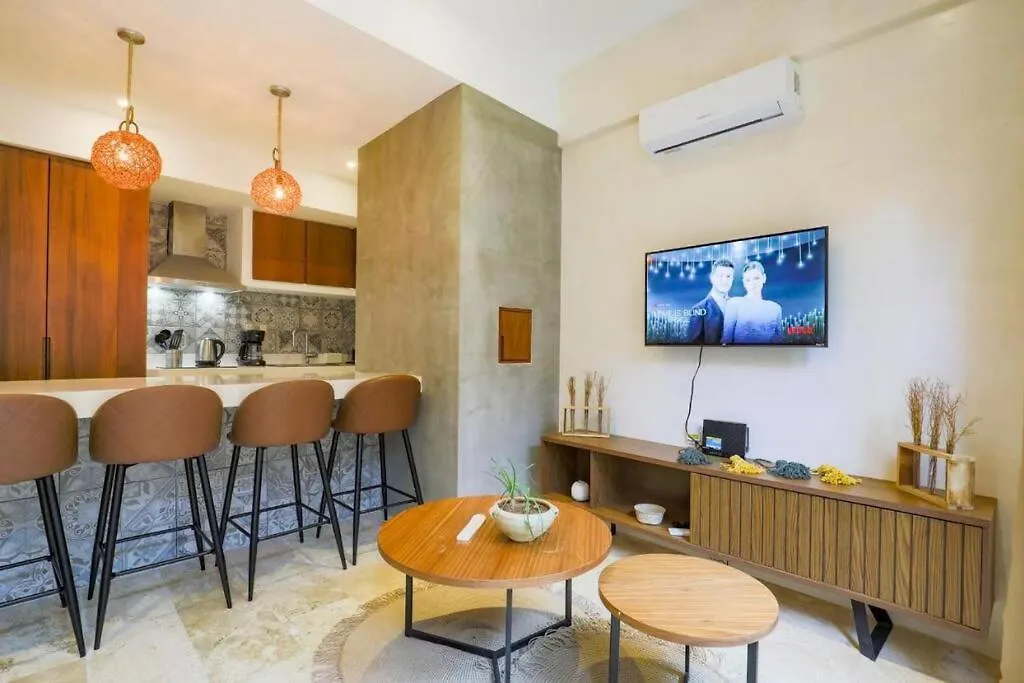 Lujoso Departamento Con Alberca Privada Pb2 Apartment Tulum 0*,