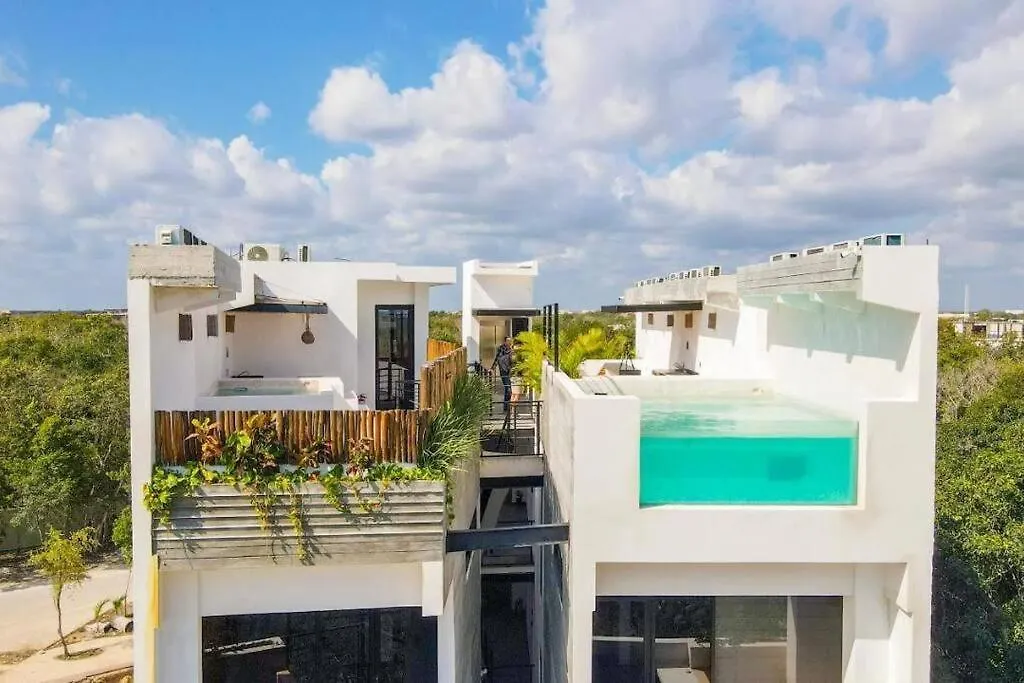Lujoso Departamento Con Alberca Privada Pb2 Apartment Tulum 0*,